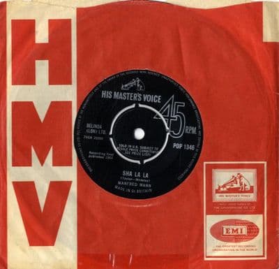 Manfred Mann - Sha La La/John Hardy (Pop 1346)