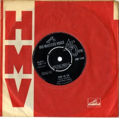 Manfred Mann - Sha La La/John Hardy (Pop 1346) Ex