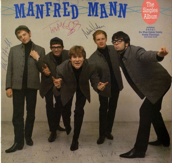 Manfred Mann - The Singles Album (EMS 1121) Autographed - M-