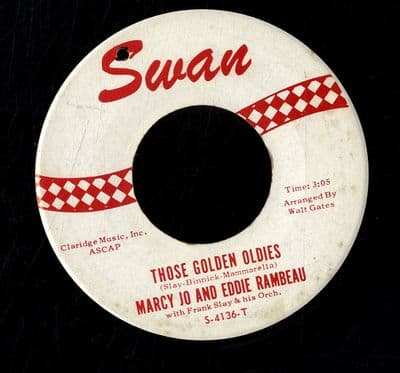 Marcy Jo and Eddie Rambeau - Those Golden Oldies/When You Wore A Tulip (S-4136) Ex
