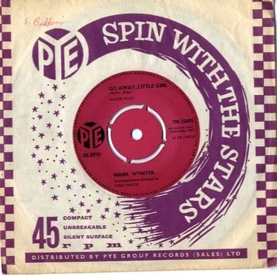 Mark Wynter - Go Away Little Girl/That Kinda Talk (7N 15492)