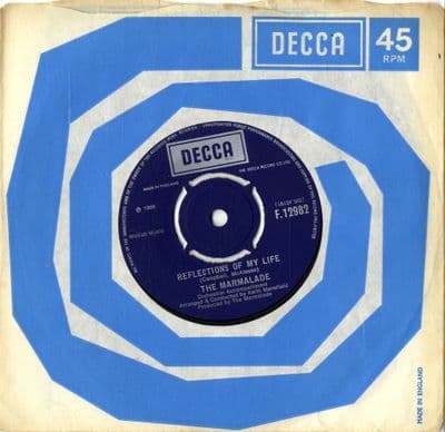 Marmalade - Reflections Of My Life/Rollin' My Thing (F 12982) M-