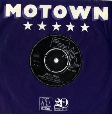 Martha And The Vandellas - Jimmy Mack/Third Finger, Left Hand (TMG 599) M-