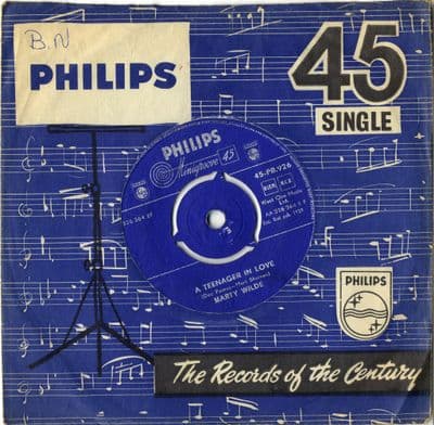 Marty Wilde - A Teenager In Love/Danny (PB 926)