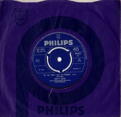 Marty Wilde - By The Time I Get To Phoenix/Shutters And Boards (BF 1632)