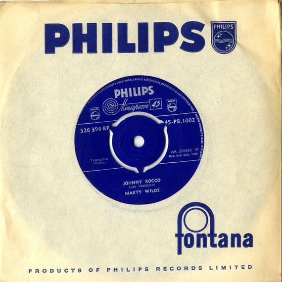 Marty Wilde -Johnny Rocco/My Heart And I (PB 1002) M-