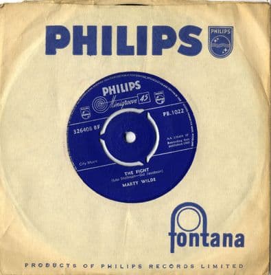 Marty Wilde - The Fight/Johnny At The Crossroads (PB 1022)