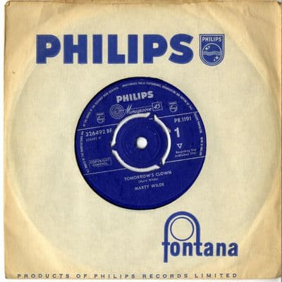 Marty Wilde - Tomorrow's Clown/The Hellions (PB 1191)