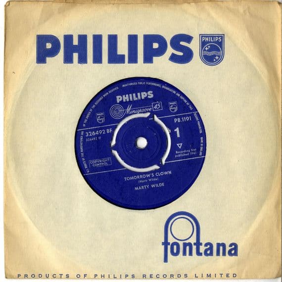 Marty Wilde - Tomorrow's Clown/The Hellions (PB 1191)