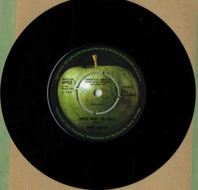 Mary Hopkin - Those Were The Days/Turn Turn Turn (Apple 2) M-