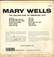 Mary Wells - The Golden Girl Of American Hits (Oriole PS 40045)