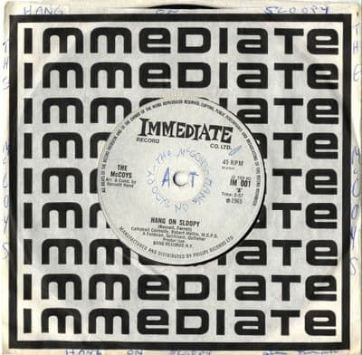 McCoys,The - Hang On Sloopy/I Can't Explain It (IM 001)