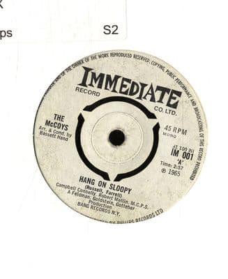 McCoys,The - Hang On Sloopy/I Can't Explain It (IM 001)