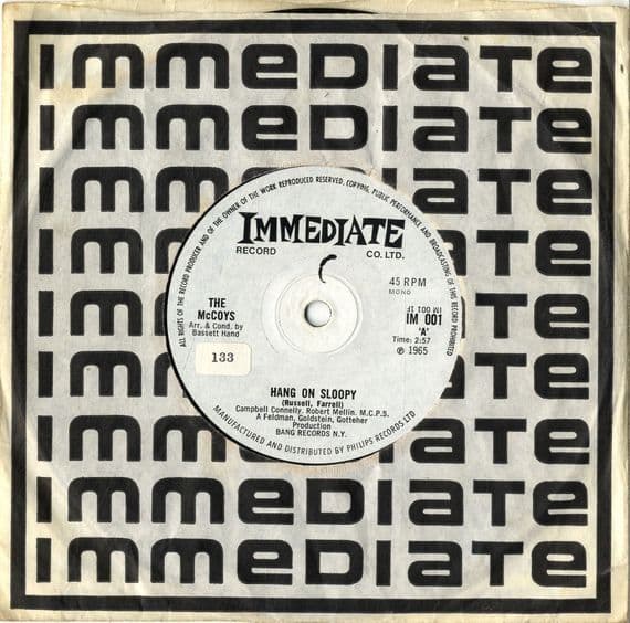 McCoys,The - Hang On Sloopy/I Can't Explain It (IM 001) M-