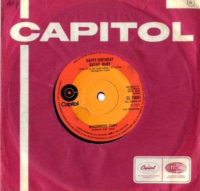 McGuiness Flint - Happy Birthday Ruthy Baby/Wham Bam/Back On The Road Again (CL 15691)