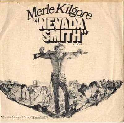 Merle Kilgore - Nevada Smith/Too Many Mountains (5-10049) With Rare Pic. Sleeve