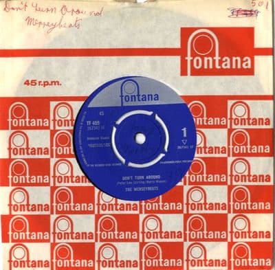 Merseybeats,The - Don't Turn Around/Really Mystified (TF 459) M-