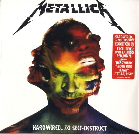 Metallica - Hardwired ... To Self-Destruct - Record Store Day Red Vinyl 2 LP Set - NEW/SEALED
