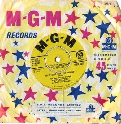 MGM Singing Strings,The - Lara's Theme From Dr.Zhivago/The Old And The New (MGM 1307) M-