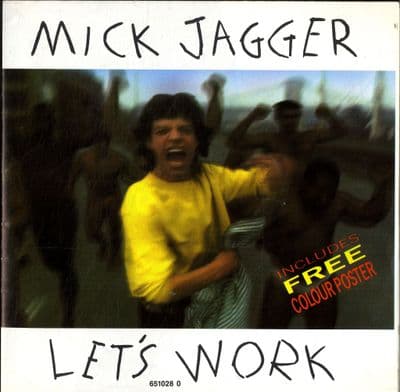Mick Jagger - Let's Work/Catch As Catch Can - Poster Sleeve - M-/M-