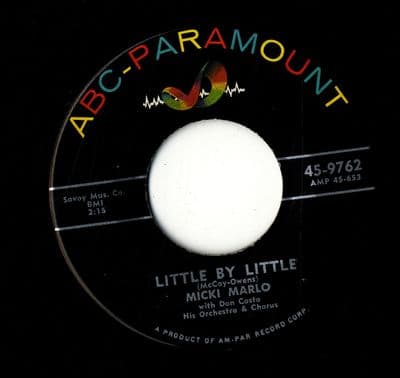 Mickie Marlo - Little By Little/It All Started With Your Kiss (9762) Ex