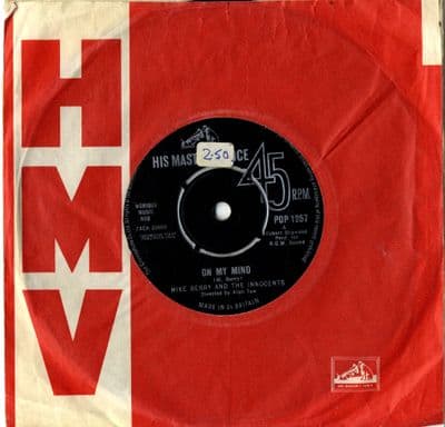 Mike Berry and The Innocents - On My Mind/This Little Girl (Pop 1257)