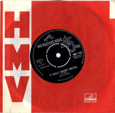 Mike Berry - It Really Doesn't Matter/Try A Little Bit Harder (Pop 1194) M-