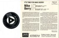 Mike Berry - It's Time For Mike Berry (RCEP 109) Autographed