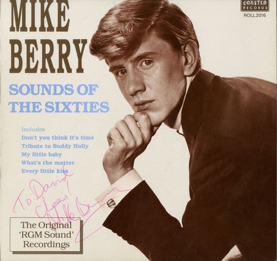 Mike Berry - Sounds Of The 60's (ROLL 2016) AUTOGRAPHED - M-M-