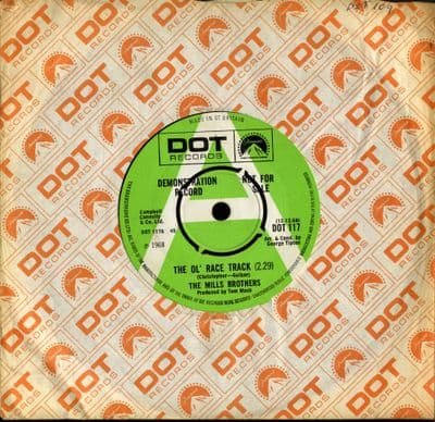 Mills Brothers,The - The Ol' Race Track/But For Love (Dot 117) Demo - Ex