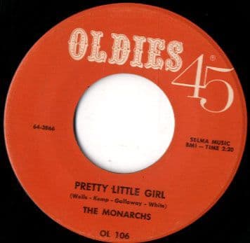 Monarchs - Pretty Little Girl - Priscilla Bowman and Jay McShan - Don't Need Your Lovin' (OL 106)
