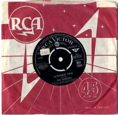 Monkees,The - Alternate Title/Forget That Girl (1604) M-