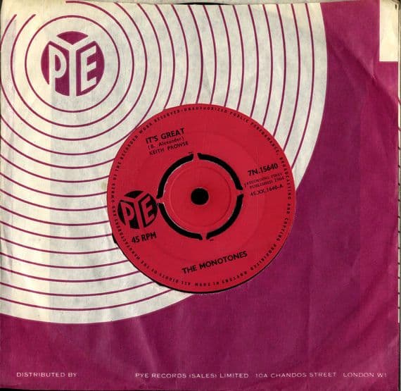 Monotones,The - It's Great/Anymore (7N 15640) M-