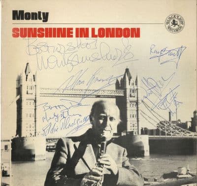 Monty - Sunshine In London (BLP 12135) Fully Autographed Sleeve - Ex/M-