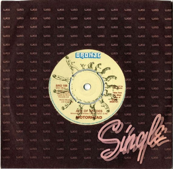 Motorhead - Ace Of Spades/Dirty Love (BRO 106) M-