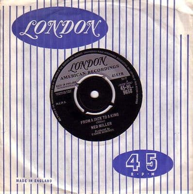 Ned Miller - From A Jack To A King/Parade Of Broken Hearts (HL 9658) M-