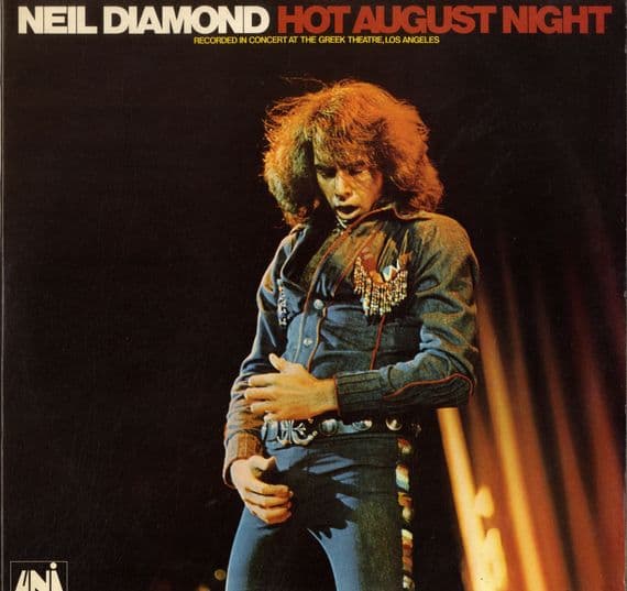 Neil Diamond - Hot August Night  2 x LP Set - White Label Promo  Ex/M-