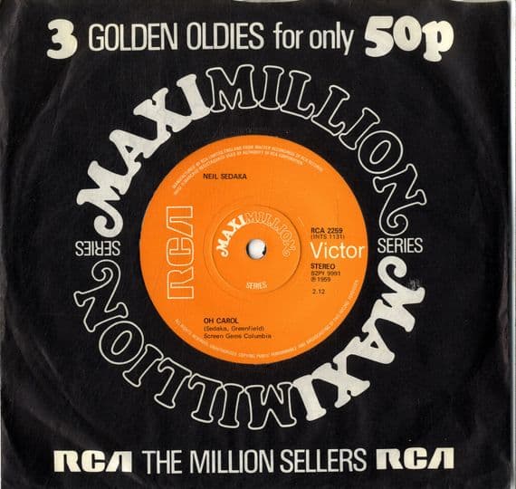 Neil Sedaka - Oh Carol/Breaking Up Is Hard To Do/Little Devil (2259) M-