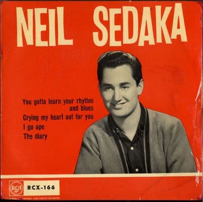 Neil Sedaka - You Gotta Learn Your Rhythm and Blues (RCX 166) 1st EP - Autographed