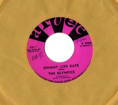 Olympics,The - Shimmy Like Kate/Workin' Hard (5006) Ex