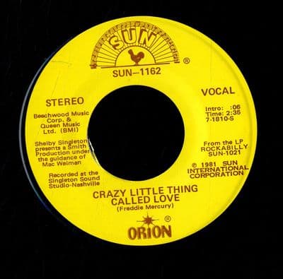 Orion - Crazy Little Thing Called Love/Matchbox (1162) M-