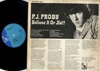 P.J. Proby - Believe It Or Not ! (LBY 1235)