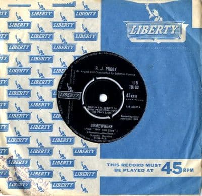 P.J. Proby - Somewhere/Just Like Him (10182)