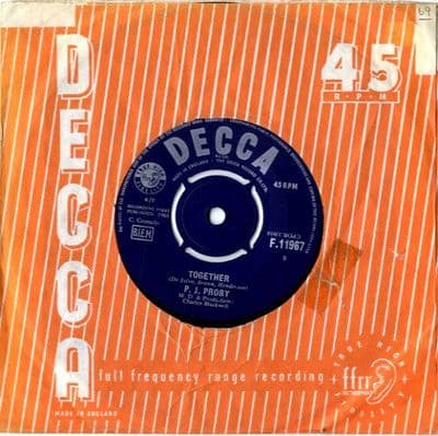 P.J. Proby - Together/Sweet And Tender Romance (F 11967)