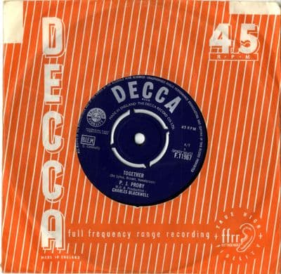 P.J.Proby - Together/Sweet And Tender Romance (F 11967) M-