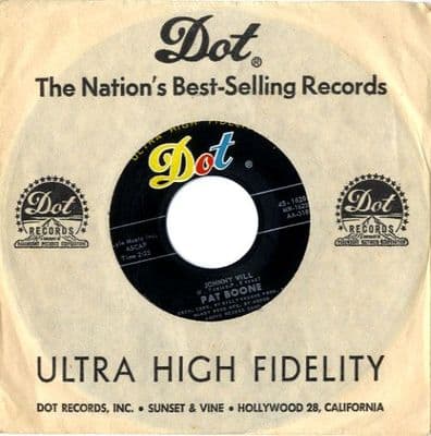 Pat Boone - Johnny Will/Just Let Me Dream (16284) M-