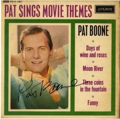 Pat Boone - Pat Sings Movie Themes (RE-D 1391) Autographed