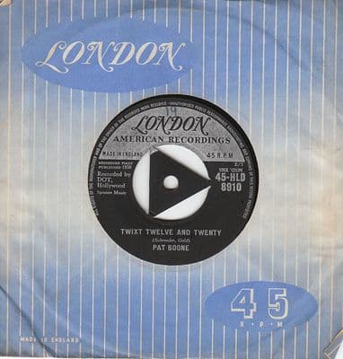 Pat Boone - Twixt Twelve And Twenty/Rock Boll Weevil (HLD 8910)