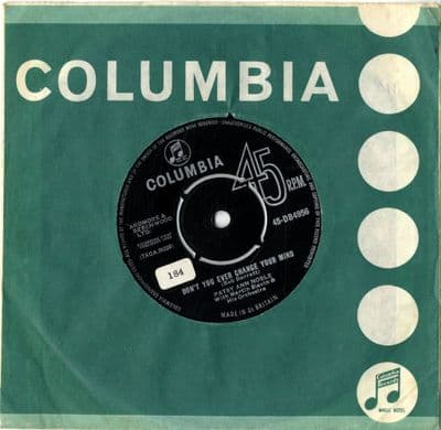 Patsy Ann Noble - Did You Ever Change Your Mind/Sour Grapes (DB 4956) Ex