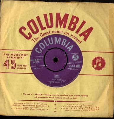 Paul Anka - Diana/Don't Gamble With Love (DB 3980)